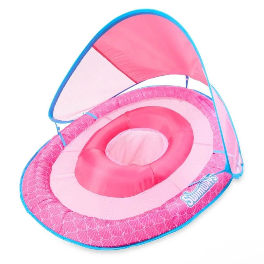 SwimWays Baby Spring Float Sun Canopy - Pink *Brand New*